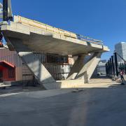 Mit ihren enormen Dimensionen und den strengen Vorgaben an die Betonoberfläche (SB4) erforderte die Umsetzung höchste Präzision. Copyright: Lupp/Michael Bellon