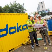 Doka and Customer on Site