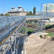 Doka lešenie Ringlock ako dočasná lávka pre peších 