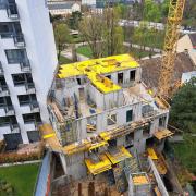 Výstavba polyfunkčného objektu Banskobystrická v Bratislave pomocou Doka-debnenia
<br />
